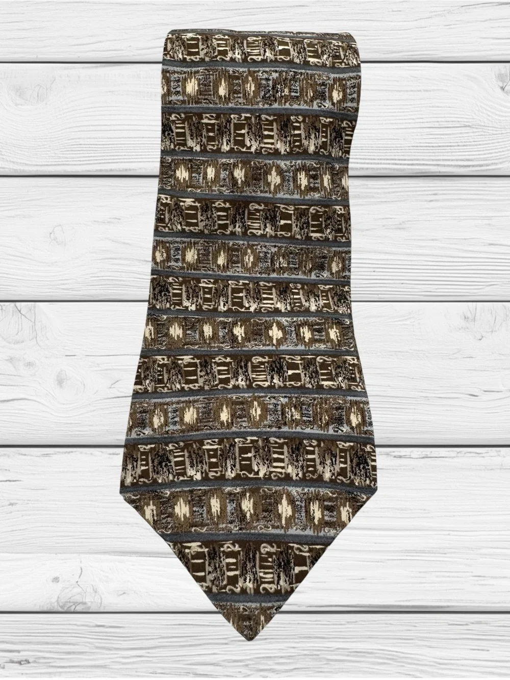 Vintage Zylos George Machado 100% Silk Tie